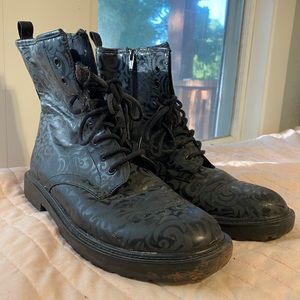 Black Princess by Vera Wang Combat Boots